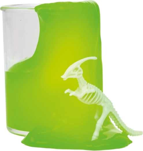 Squelette de dinosaure caché pour une découverte amusante