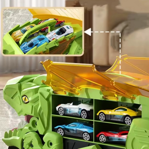 Espace pour 12 petites voitures métalliques