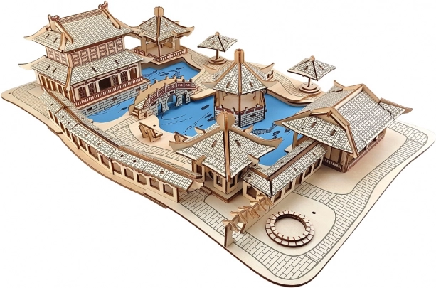 Puzzle 3D en bois Jardins de Suzhou