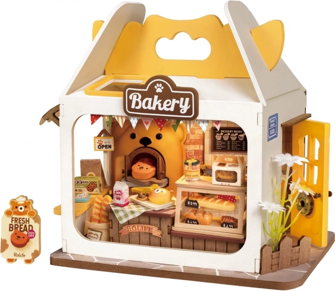 Maison miniature – Boulangerie de l’Ourson avec éclairage LED – ROLIFE