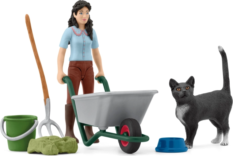 Set de jeu de nettoyage de l’écurie avec Emily – POCKET SET HORSE CLUB