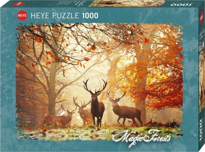 Puzzle Heye Forêts magiques : Cerfs, 1 000 pièces