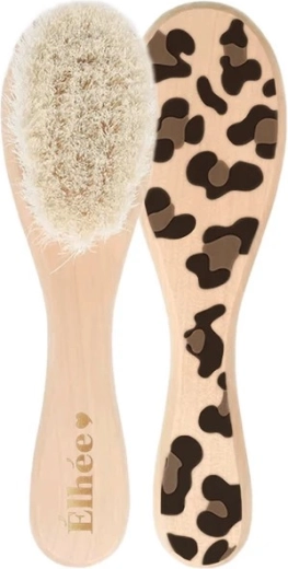 Brosse pour enfants Élhée en bois de cerisier naturel graouu