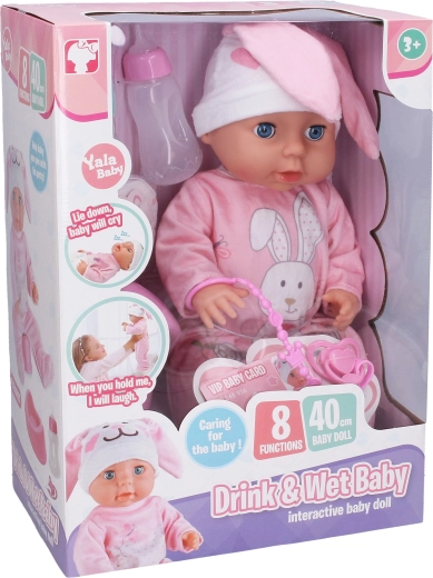 Bébé qui fait pipi avec effets sonores 40 cm