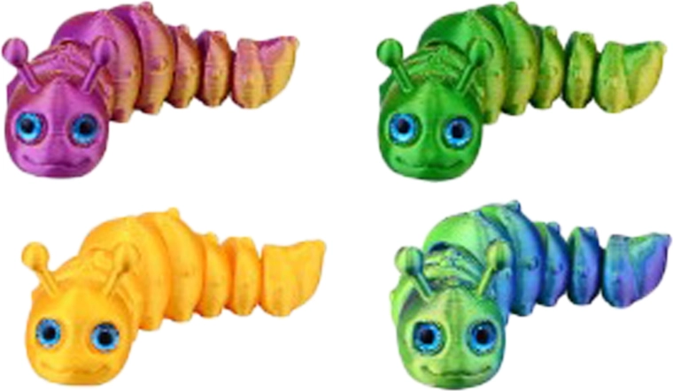 Chenille magique 3D 10 cm