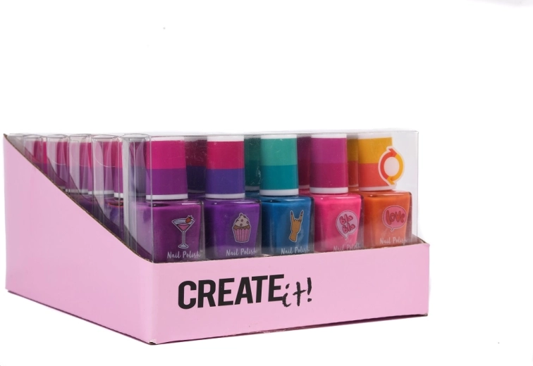 Lot de 5 vernis de différentes couleurs