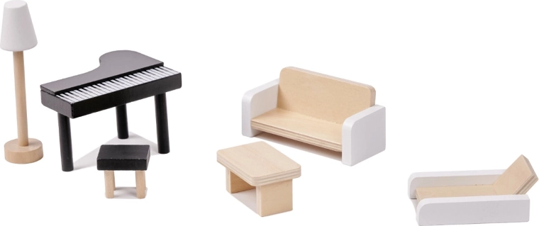 Riche équipement en meubles et accessoires