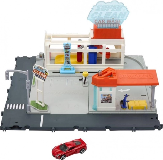 Matchbox Action Drivers station de lavage avec fonctions réalistes