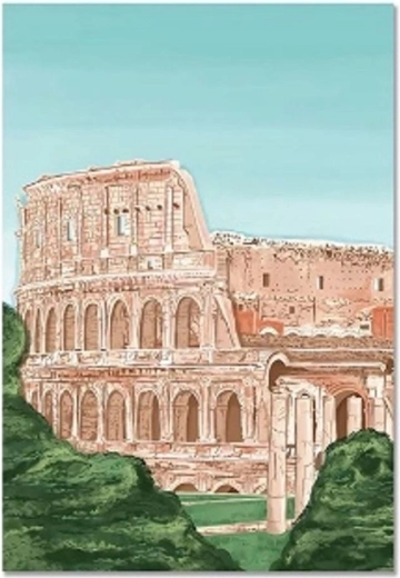 Norimpex Peinture par numéros Rome Colisée 40 × 50 cm