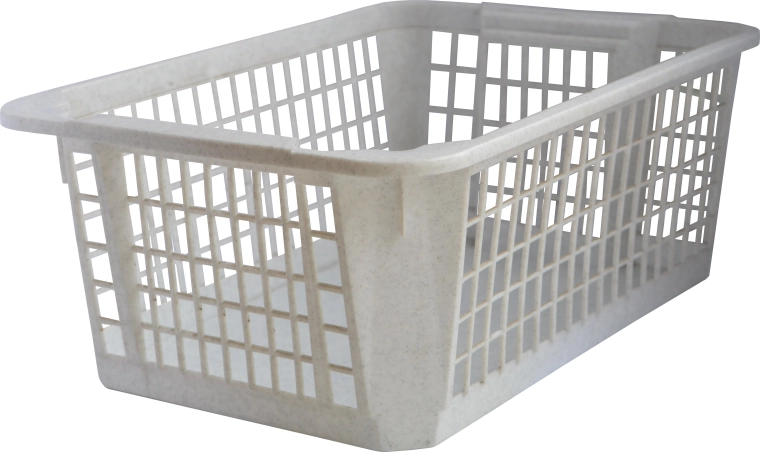 Panier en plastique empilable 36 × 26 × 14 cm