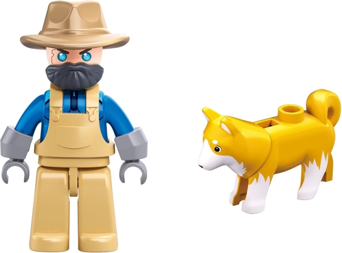 Fermier et chien fidèle
