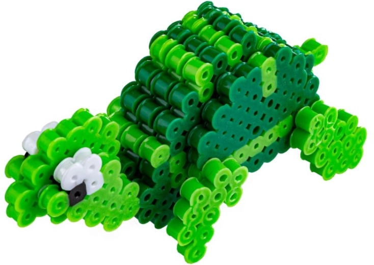 Tortue 3D en perles terminée