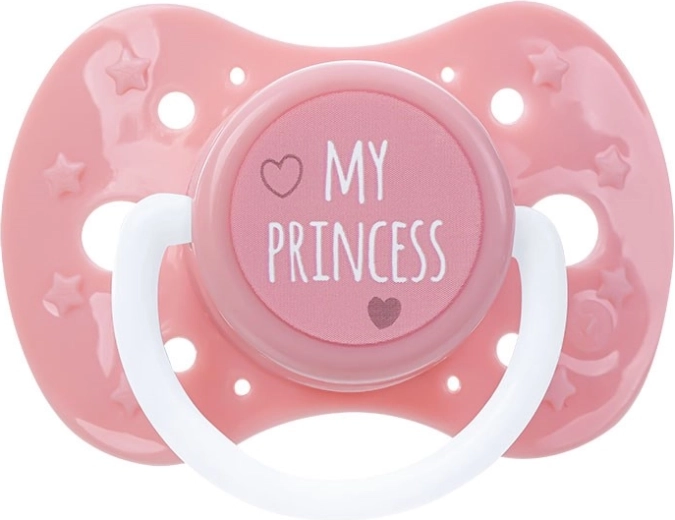 Sucette en silicone avec tétine symétrique