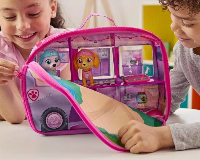 Caravane 2-en-1 portable : valise et univers de jeu