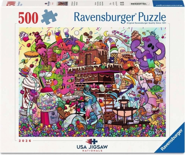 Puzzle Ravensburger USA Jigsaw Nationals : Terrain sucré (500 pièces)