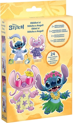 Habillage magnétique avec livre de coloriage Lilo & Stitch