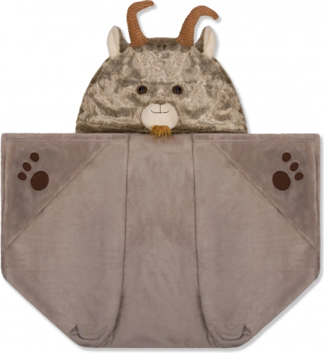 Couverture chauffante avec capuche et poches en forme de pattes Cozy Noxxiez