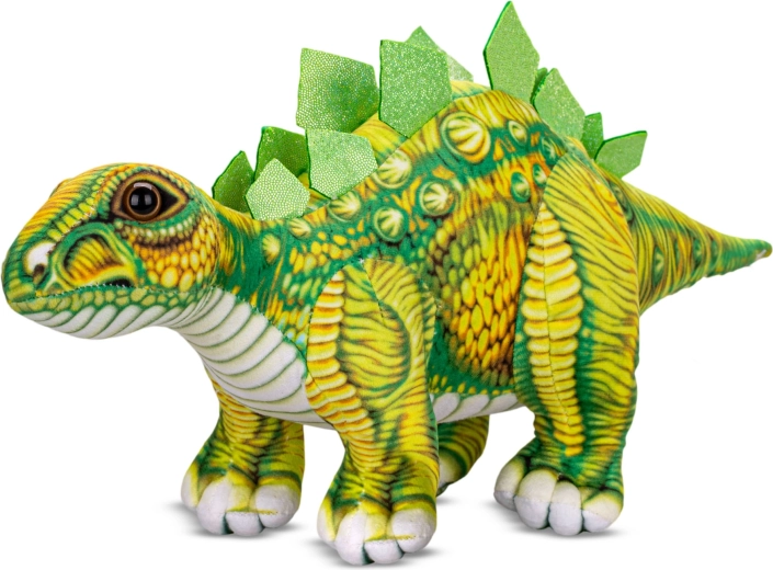 Stégosaure en peluche 36 cm, debout