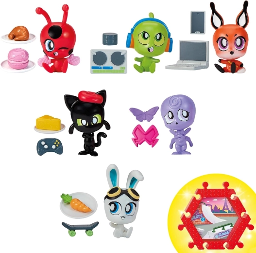 Adorables figurines Kwami au style Chibi