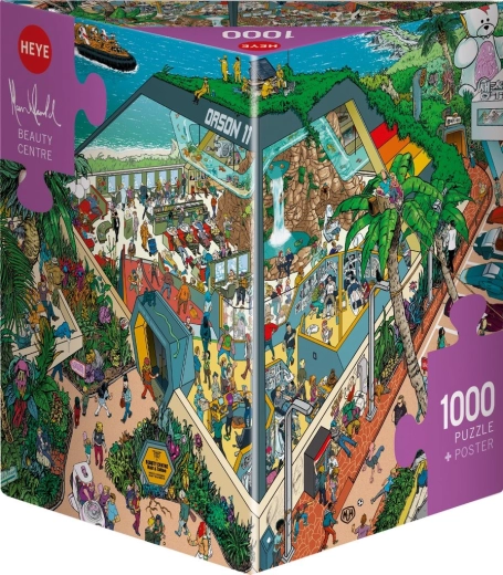 Puzzle Heye Le centre magnifique, 1000 pièces