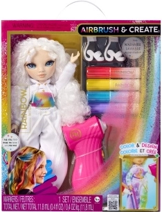 Rainbow High Airbrush poupée avec accessoires – yeux verts