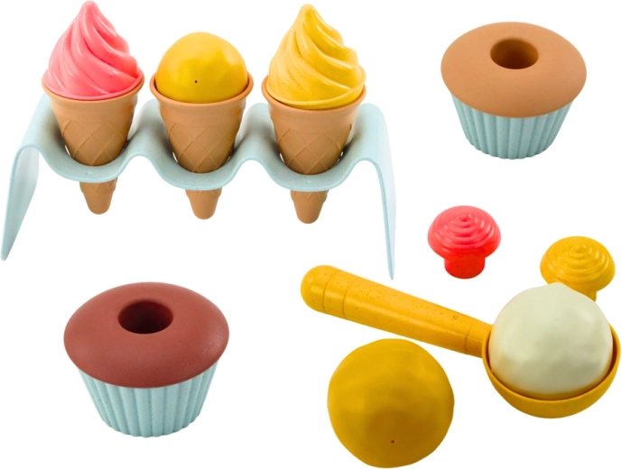 Ensemble de sable gaufrettes de glace Cupcakes Cuillère 13 pcs