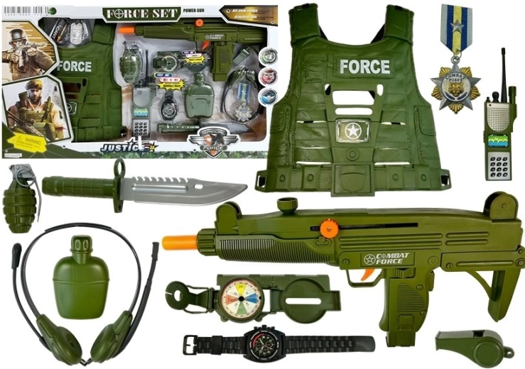 Ensemble pistolet militaire Tir de bruit Stretch