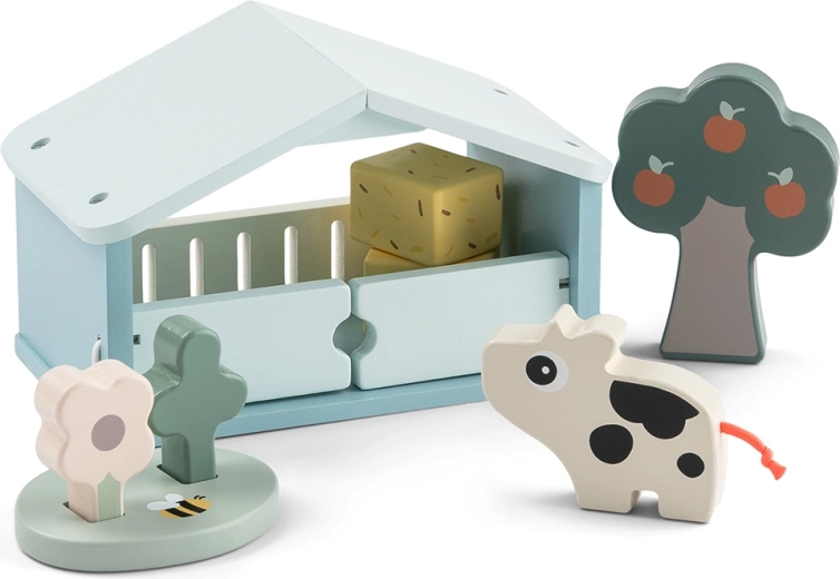 Ferme en bois Done by Deer avec la vachette Dotti