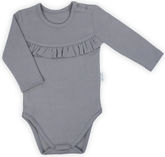 Body bébé à manches longues Nicol Sara gris