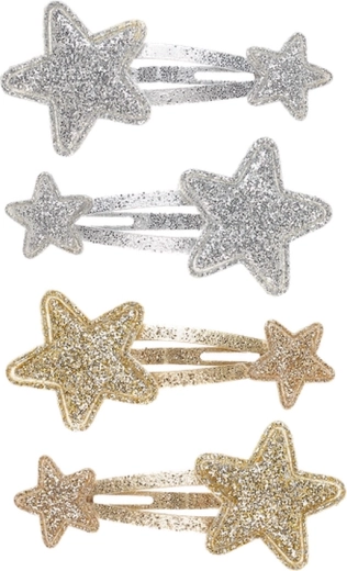 Souza! barrettes à cheveux avec étoiles, 4 pièces