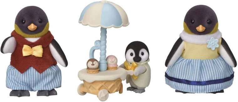 Famille complète de pingouins