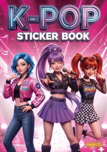 Set d’autocollants réutilisables K-Pop