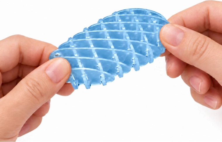 Surface structurée pour des sensations tactiles