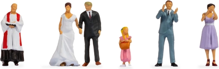 Noch set de figurines « À un mariage »