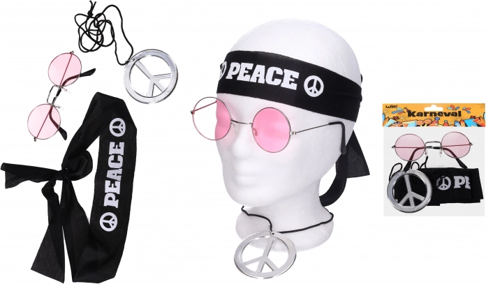 Set de carnaval hippie accessoires