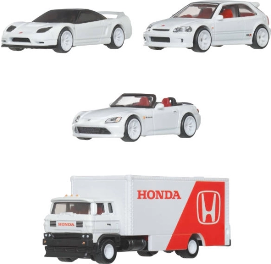 Modèles Honda détaillés au style uniforme
