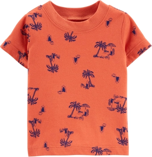 T-shirt tendance à imprimé all-over