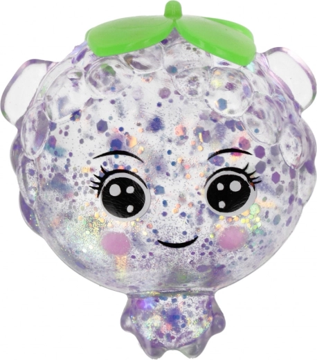 Effet étincelant et corps translucide