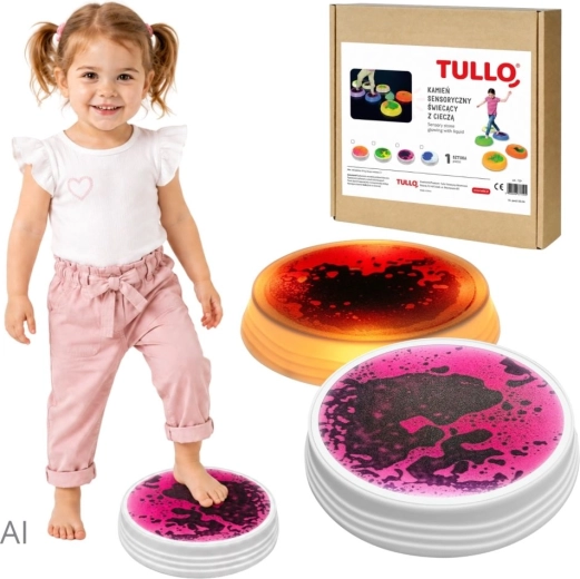 Pierre liquide sensorielle lumineuse Tullo rose
