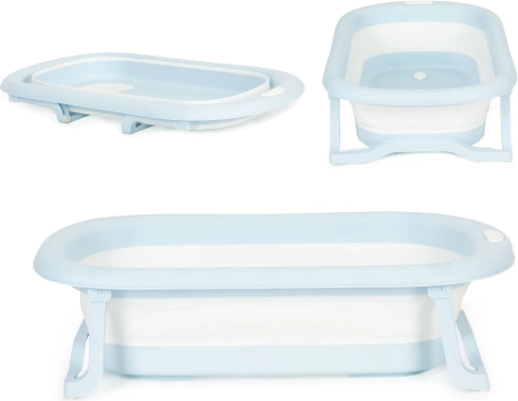 Baignoire pliable pour enfants avec vidange ECOTOYS – Gris