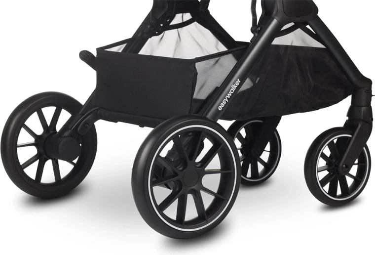 Grandes roues et suspension pour une conduite fluide