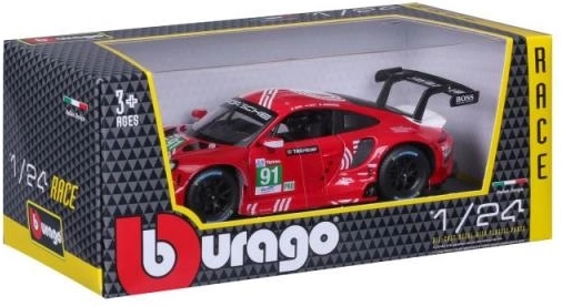 Modèle réduit en métal Bburago Porsche 911 RSR LM 2020 à l’échelle 1:24