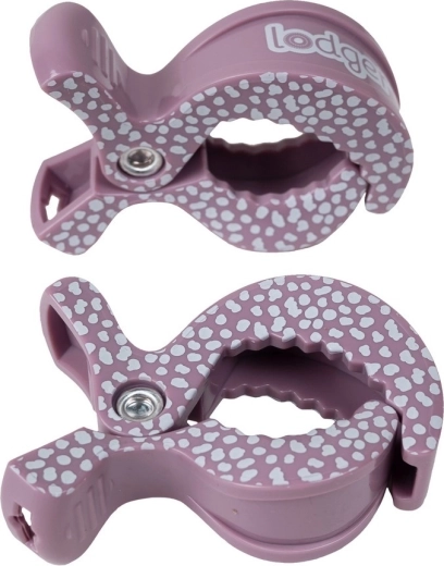 Clip pour langes Lodger rose dot - 2 pièces
