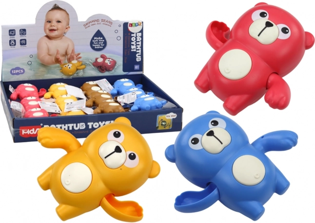 Jouet de bain à remonter – ourson flottant