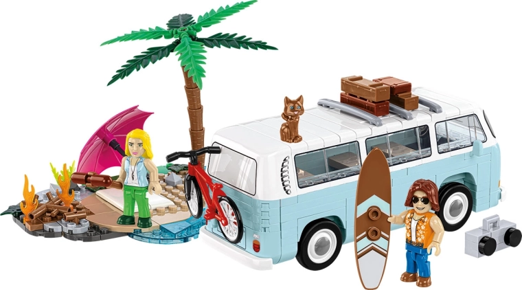 Diorama de plage riche en accessoires