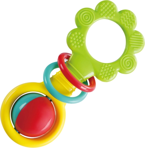 Hochet Playgo avec bille rotative 16 cm