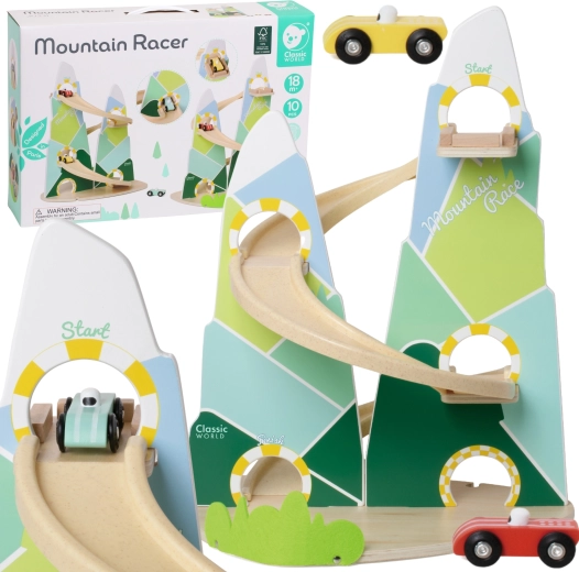 Circuit de course de montagne en bois Classic World