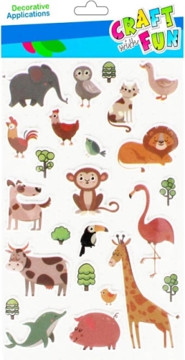 Autocollants animaux (24 pcs)