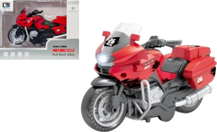 Moto à friction avec lumière