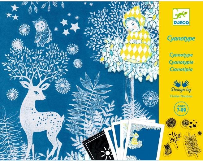 Créations sur papier photo DJECO - Au clair de la lune